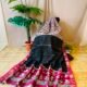 pink & Black with Zig-Zag Pattern Bagru