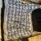 Buta Handprint Black & Blue Chanderi Silk Cotton Bagru