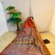 IMG_7833.JPG Red Buti Handprint Chanderi Silk Cotton Bagru