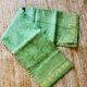 Green Flower Motif Chanderi Silk Cotton Bagru