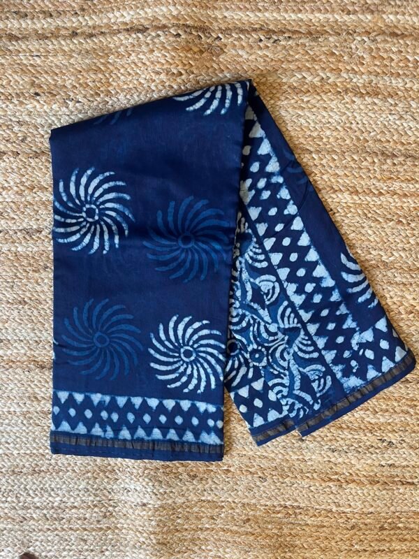 Indigo HandPrint Cotton