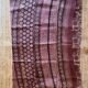 Brown Flower Motif Chanderi Silk Cotton Bagru