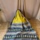 IMG_8409.JPG Mustard yellow & deep black-green detailed with traditional ethnic paisley & geometric motifs