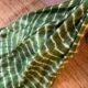 Green Shibori tie-dye Chanderi cotton saree